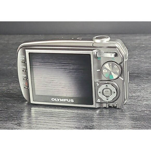 Olympus Stylus 800 Digital Camera 8MP Crystal Silver Tested Works - Picture 5 of 9